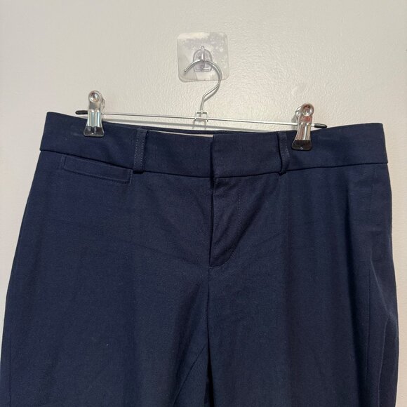Banana Republic Sloan Womens Navy Trousers Size 2P - Picture 3 of 6